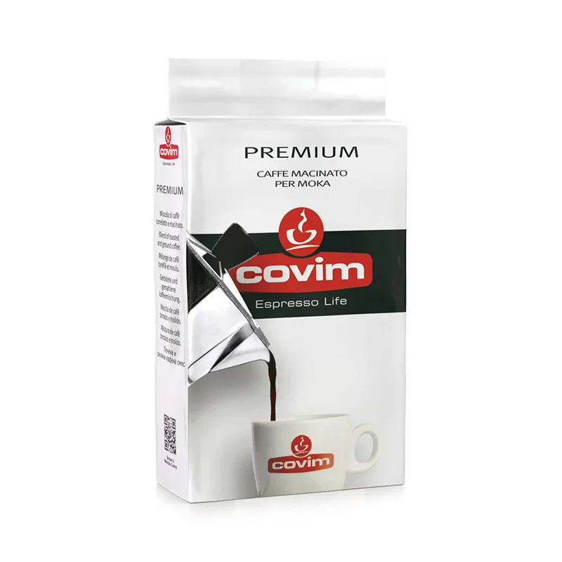 Premium Quality Coffee ground Covim Premium  250 gr  Ready for export