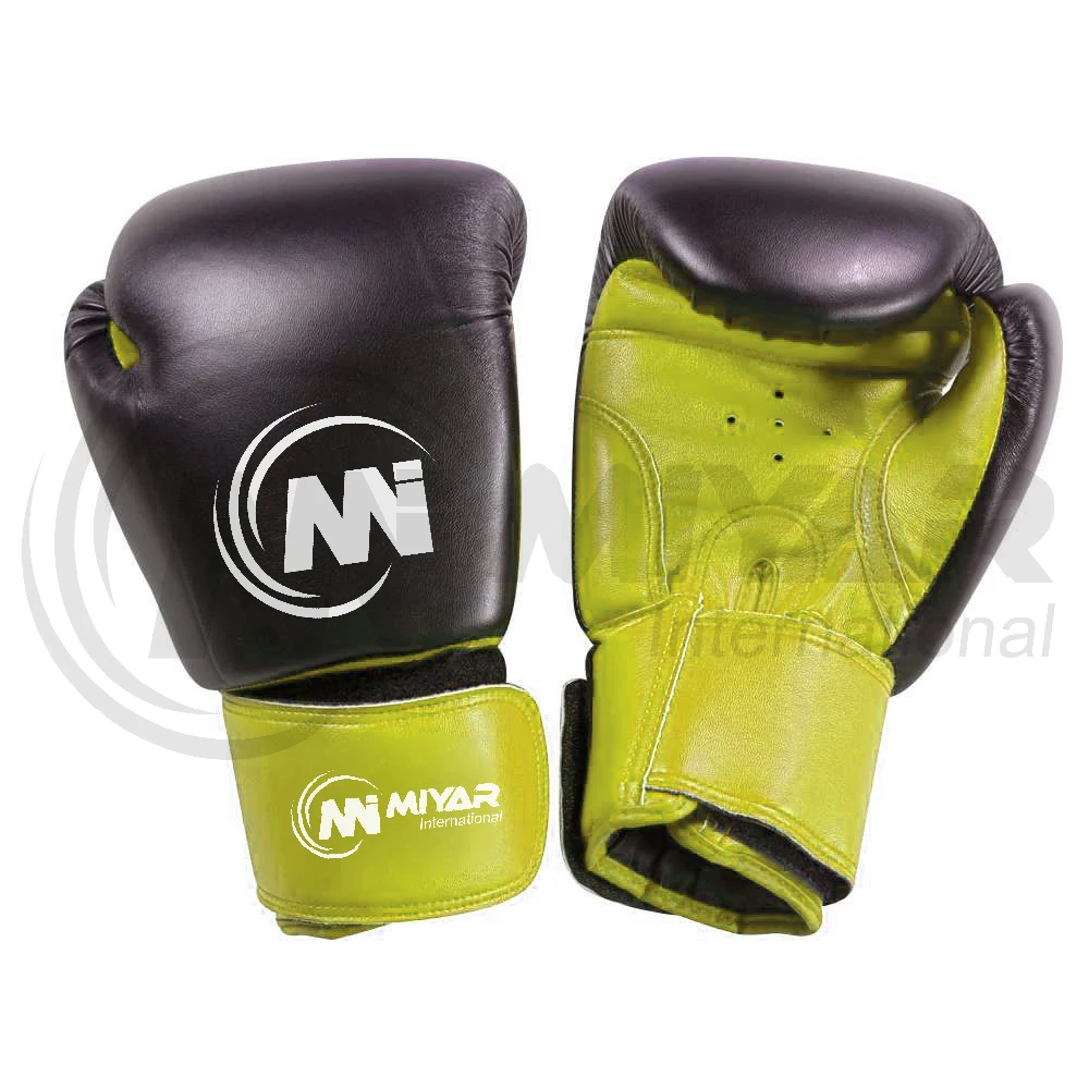 
Boxing Gloves For Heavy Bag Training with Breathable mesh palm Cow Leather Boxing gloves for Professional Sparring 