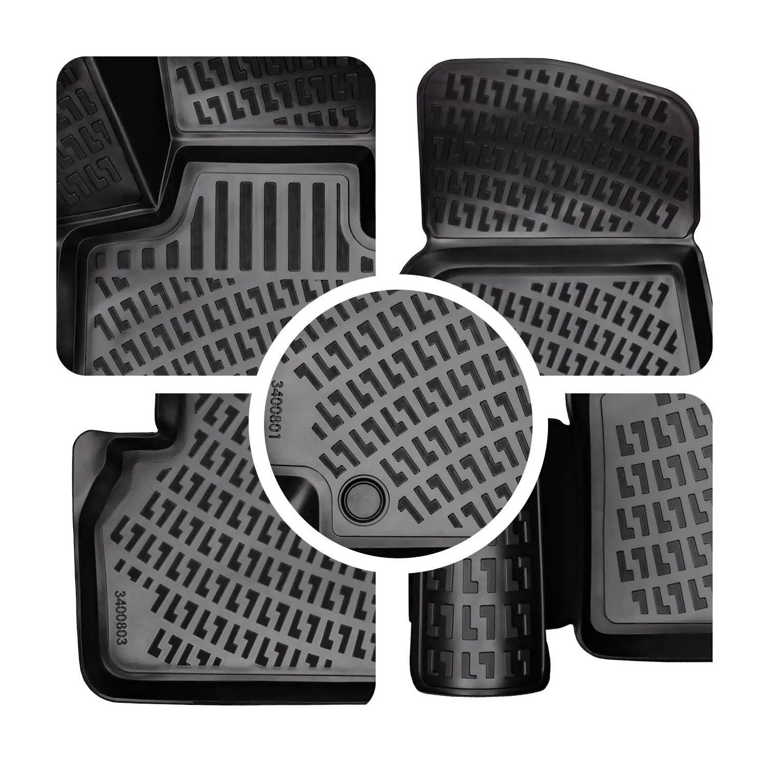 Напольный коврик RIZLINE для Reno Zoe (Electric) 2012 высококачественный автомобильный водонепроницаемый нескользящий Роскошный Коврик