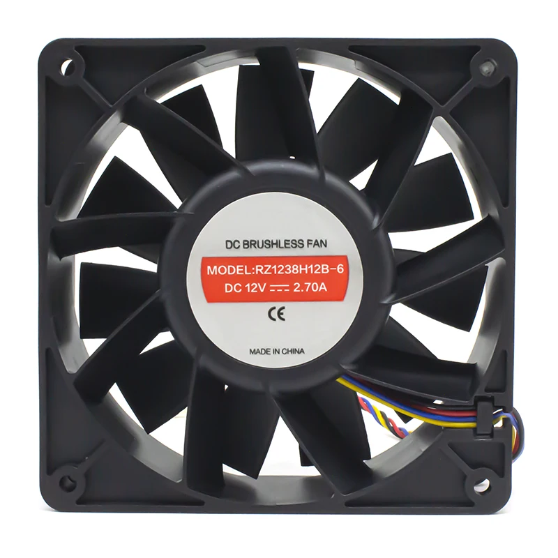 Низкая цена 120X120X38mm AC/DC 12V 6000 об/мин для блокчейн майнеров вентилятор охлаждения Bitmain Innosilicon