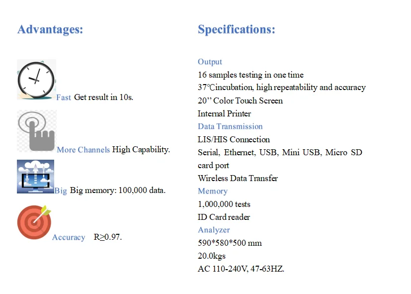 hba1c  Cardiac Markers  CTnI D-Dimer   NT-proBNP Myo  HFABP POCT Analyzer