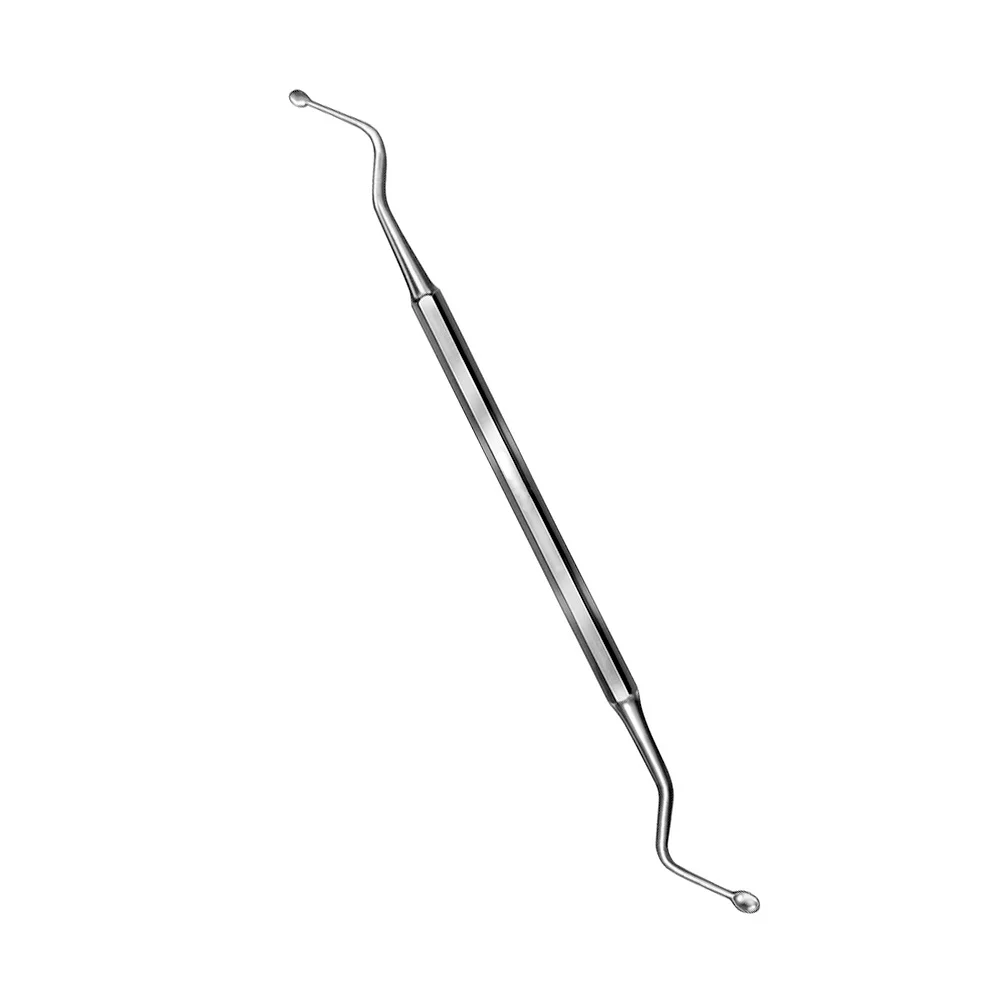 Stainless Steel Surgical Instruments Dental spoons tool Dental Surgical Bone Curette Double Ended Spoons