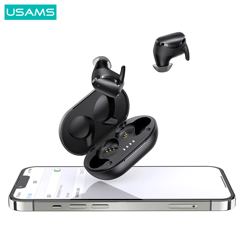 USAMS BT 5.0 Extra Mini TWS True Wireless Sensitive Touch Control Headset Headphone