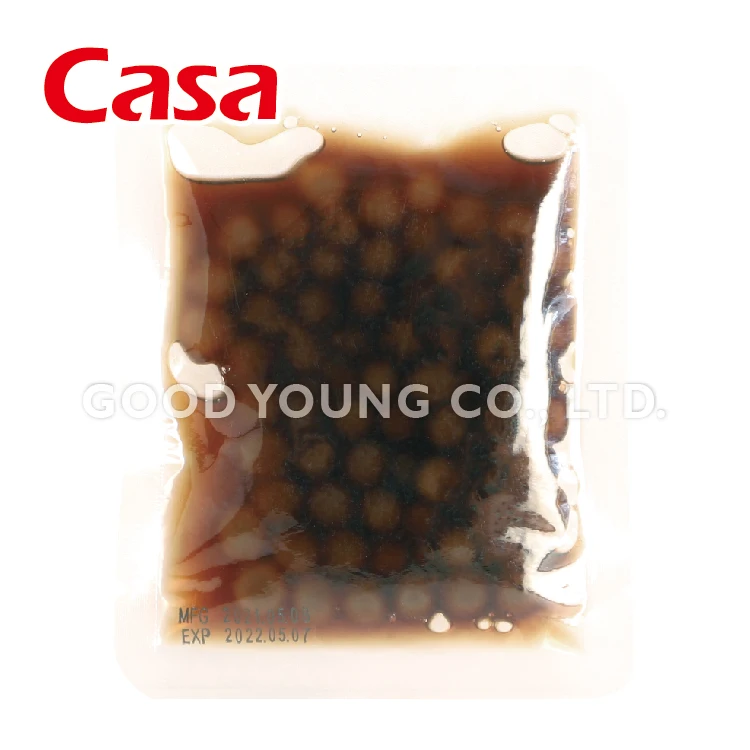 Готовый к употреблению тайваньский чайный сервиз для раннего молока с соломинкой и жемчугом Boba Tapioca