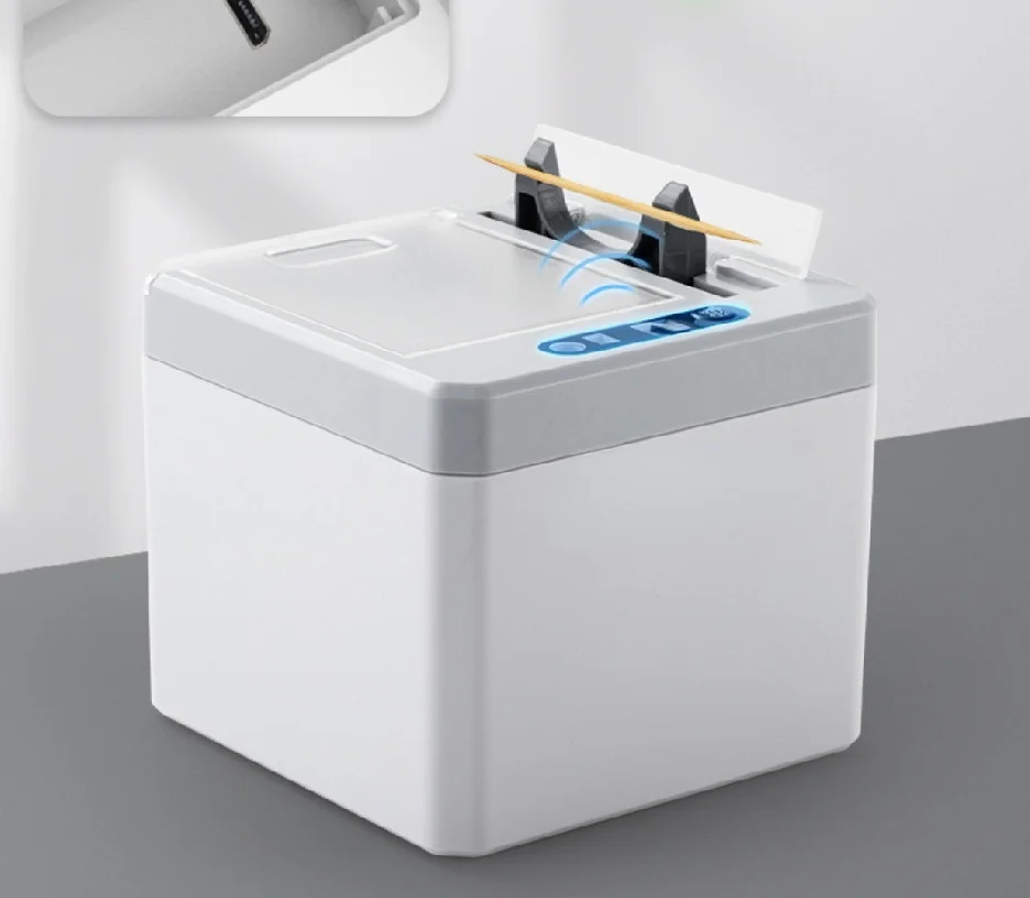 Automatic Hotel Novelty Toothpick Dispenser Home Intelligent Induction Pop-Up Electric Automatic Toothpick Dispenser