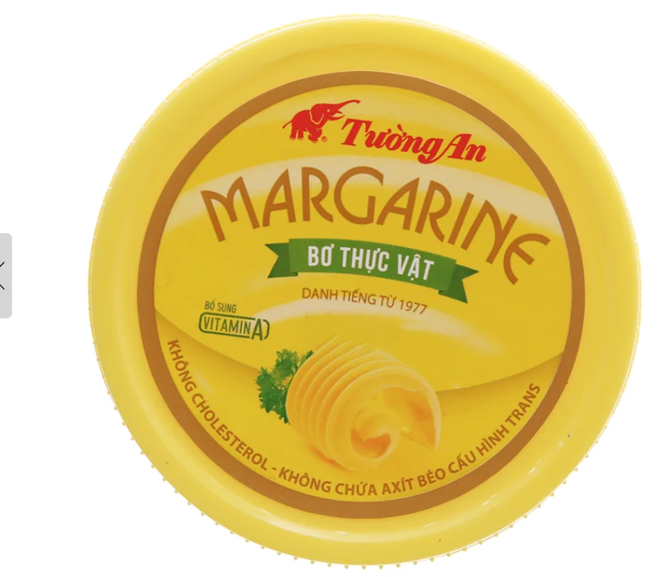 
Margarine canned fats Refined vegetable oil 