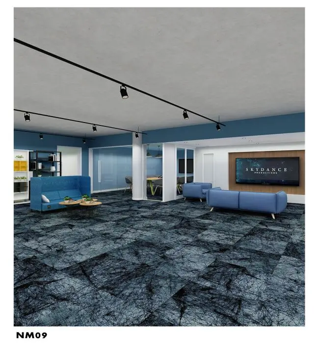 Carpet Tiles 50x50 Commercial Office Carpet Tile Modular PVC Backing Carpet Tiles for commercial office
