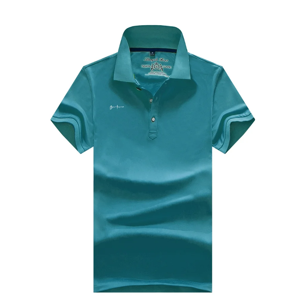 high quality 100% cotton 12 colors custom printing embroidery OEM logo plain blank men polo t shirt