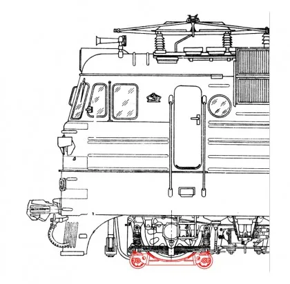 Trolley to transport locomotives TTL25