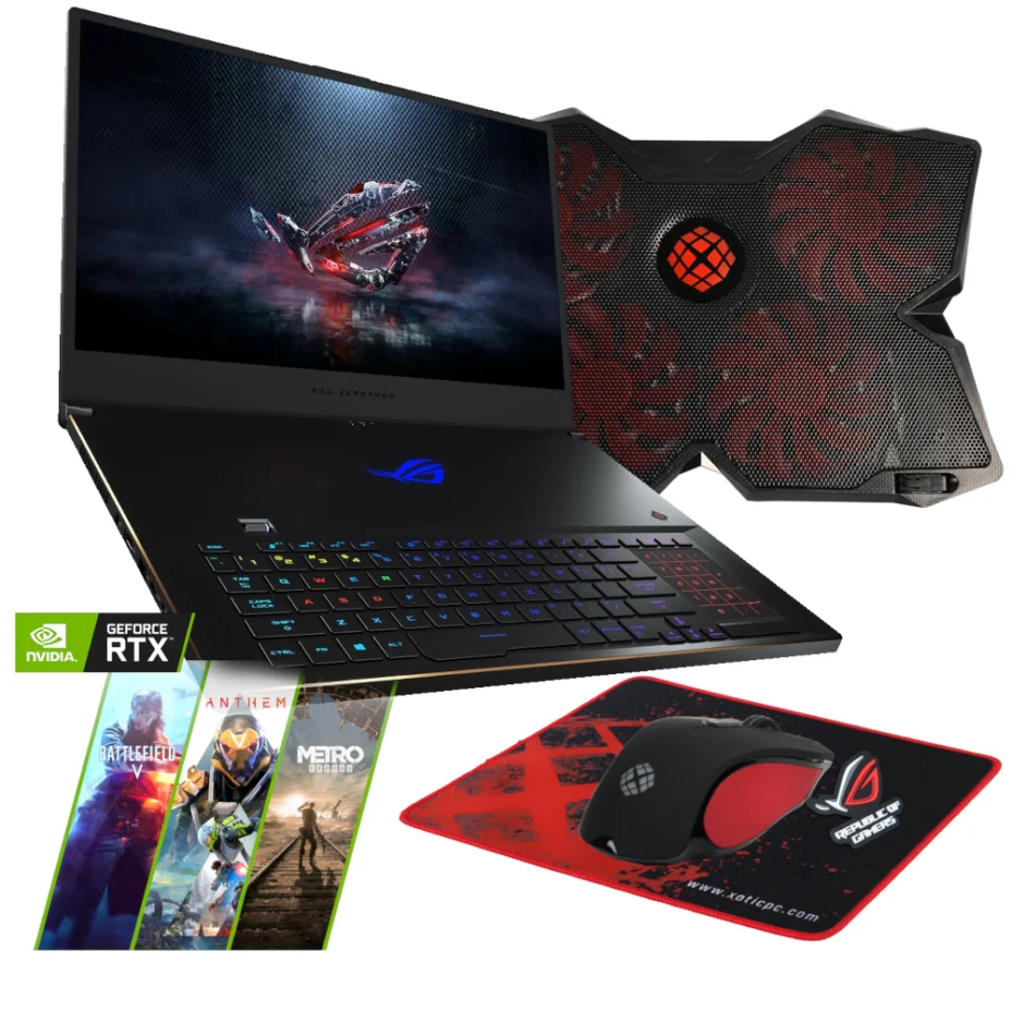  Новый A-ASUS ROG Зефир GX501 ультра тонкий 15 6 'Full HD 144 Гц GTX 1080 Intel Core i7-8750H 16 Гб DDR4 512 PCIe SSD игровой ноутбук