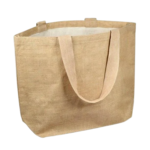 JUTE 100% Eco Friendly Fashionable JUTE AND Cotton Blended Shopper Bag WITH CUSTOM PRINTS