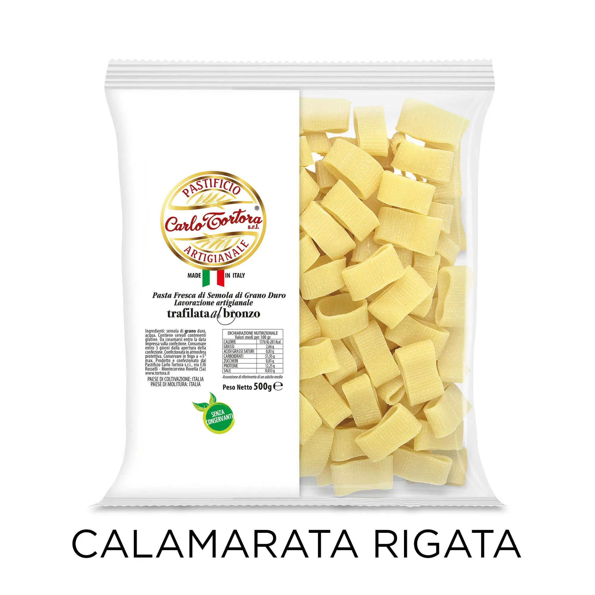 Лучшая оптовая продажа паста Calamarata Из колокольни Оригинальная итальянская паста-свежая паста-идеально подходит для ужина