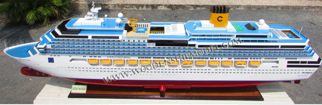 Деревянная модель круизного лайнера COSTTA condia деревянная океан для продажи