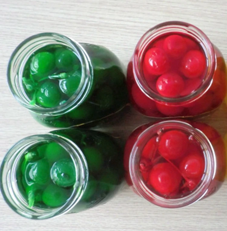 Консервированный красный мараскино без семян вишни 280 г для выпечки