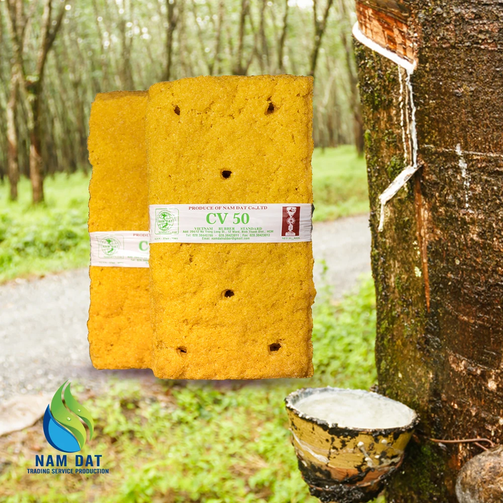 100% Natural Rubber Latex Yellow SVR CV 50 (TSR CV) With Various Usages From Vietnam With Ultimate Quality