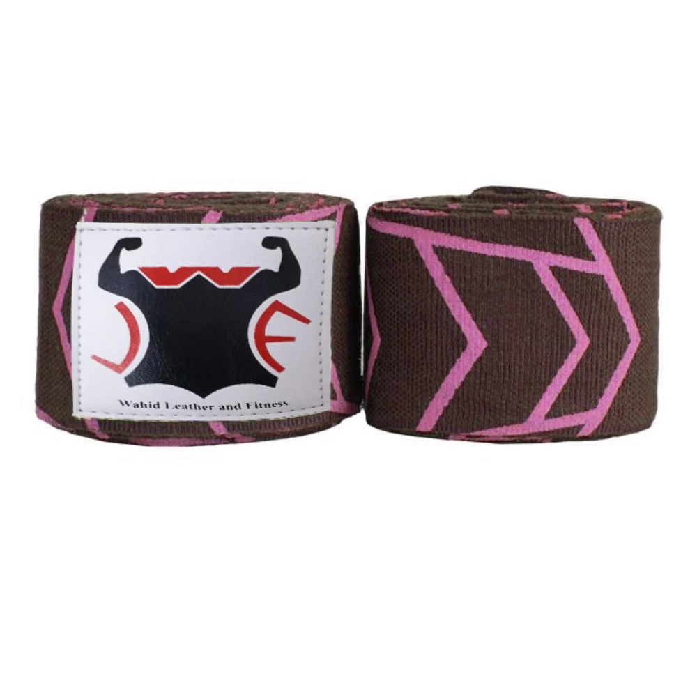 Easy Hook & Loop Mexican Style & Best Selling Hand Wraps for Boxing Training High Quality with Printed Colors