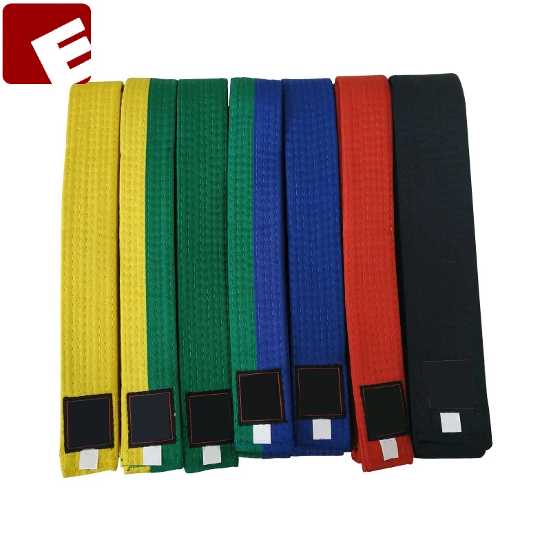 Изготовленный На Заказ 160 см-360 см москитная сетка различных цветов для прочным ремнем 100% хлопок боевые искусства Бразильское джиу джицу дзюдо тхэквондо черный кожаный ремень