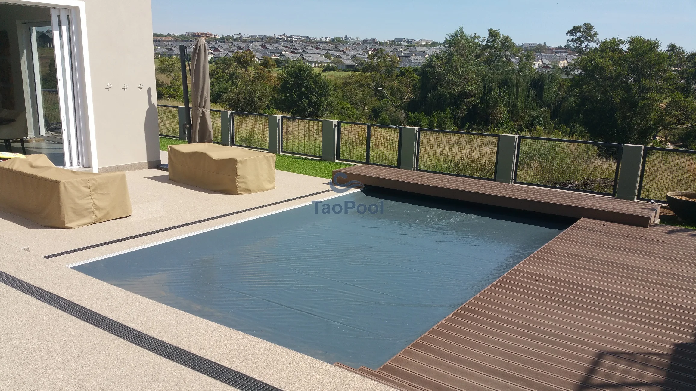 Swimming Pool Cover Low Price Pool Safety Cover Motor Roller Automatic PVC Cover For Pool