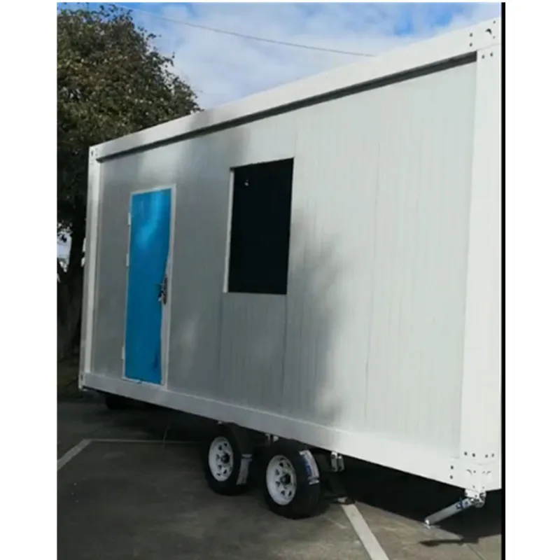 easy assembly eco living modular prefab flat 20 feet foldable container prefabricated tiny house on wheels