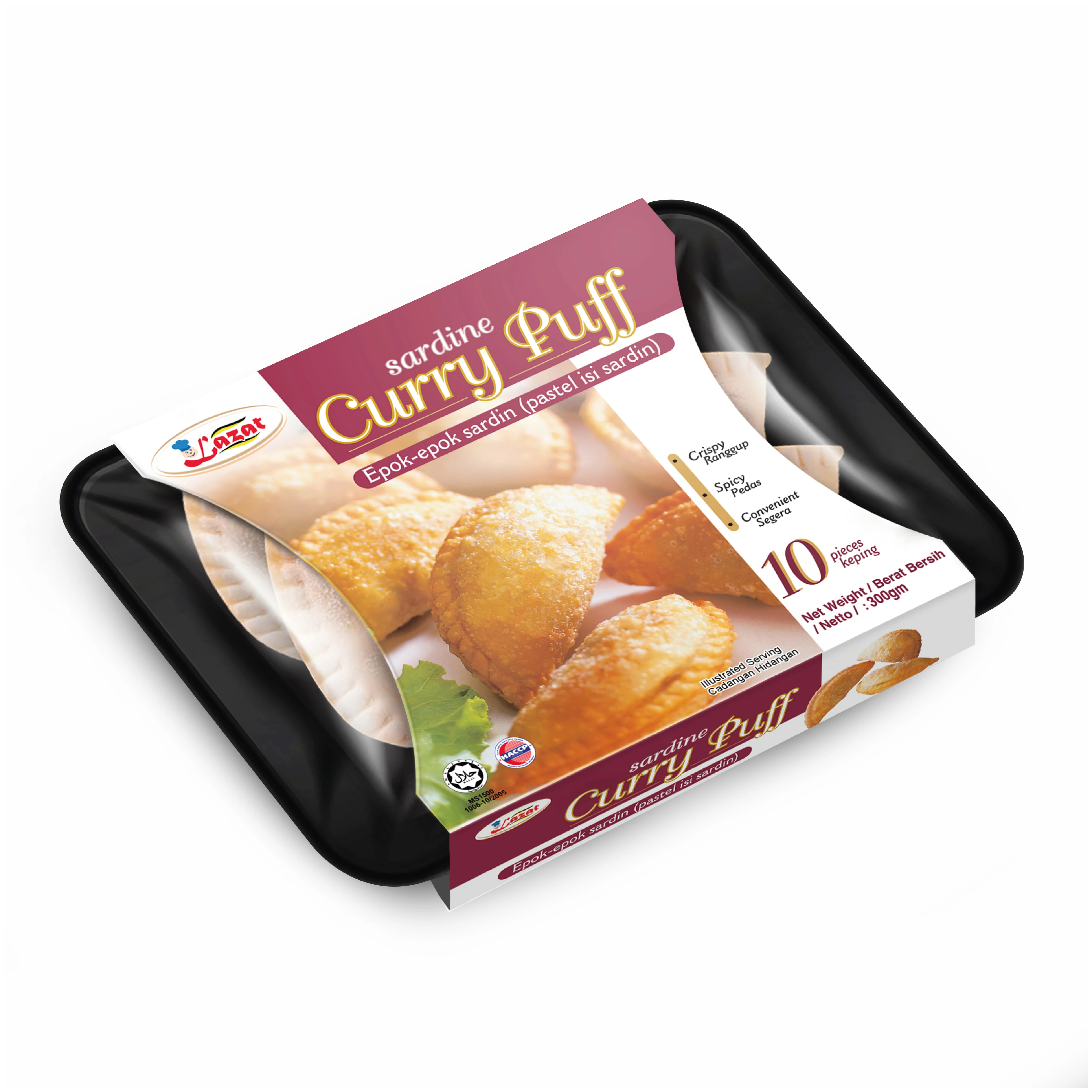 
Пищевая коробка, готовая к приготовлению пряного карри-Сардина 10 дюймов (300 г X 24 кв. М.) из Малайзии 