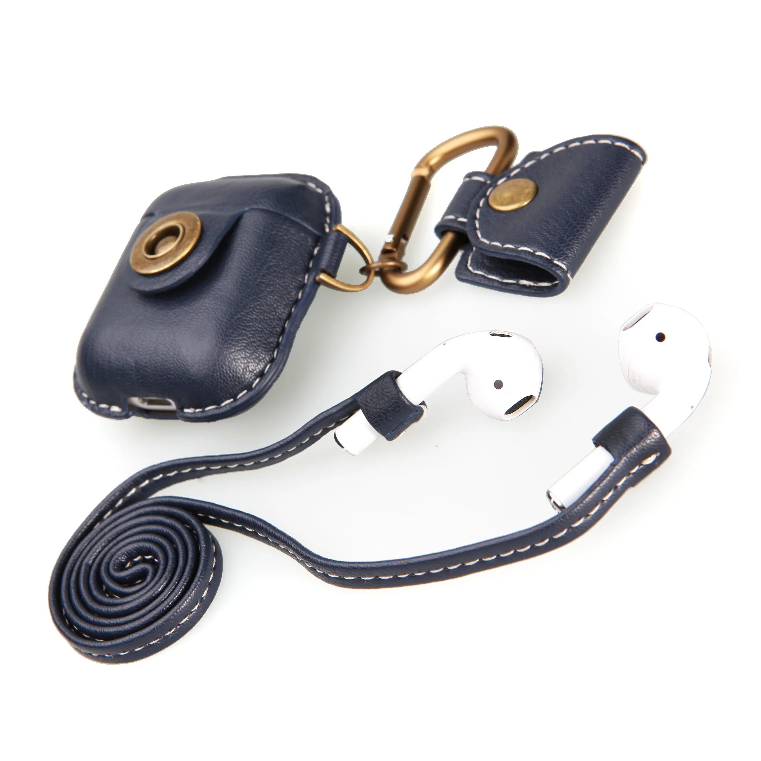 
oem odm case plastic leather PU case for airpod 2 