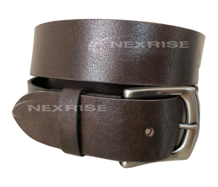 Brown Leather Belt- Luxury Genuine Cowhide Leather Waist Belt For Men Thick Brown Leather Belt