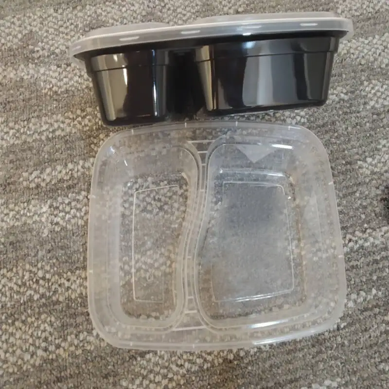 Пластиковые пищевые контейнеры для хранения пищевых продуктов с одноразовым дизайном и