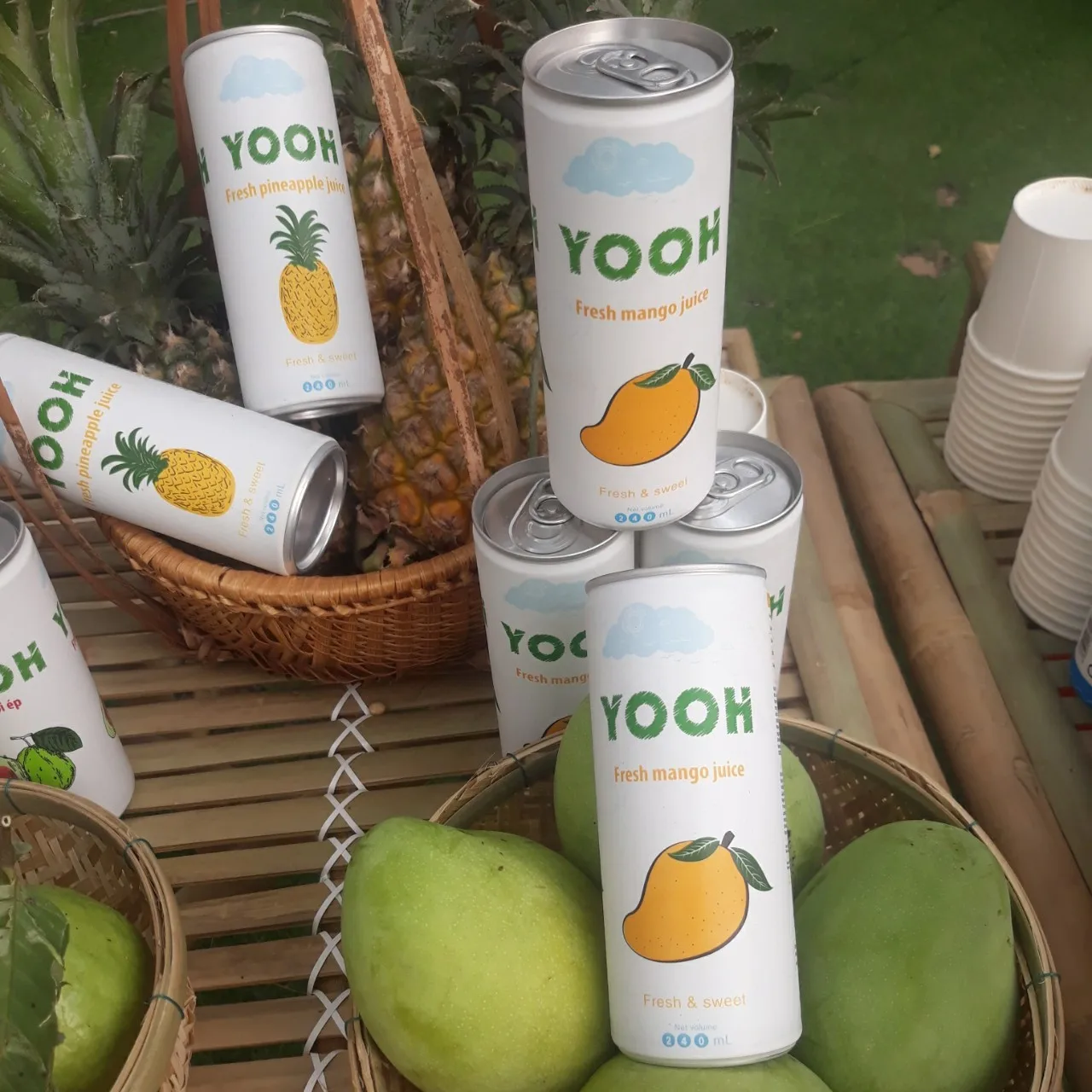  Лидер продаж 330 мл консервированный настоящий сок манго напитки витамины и минералы