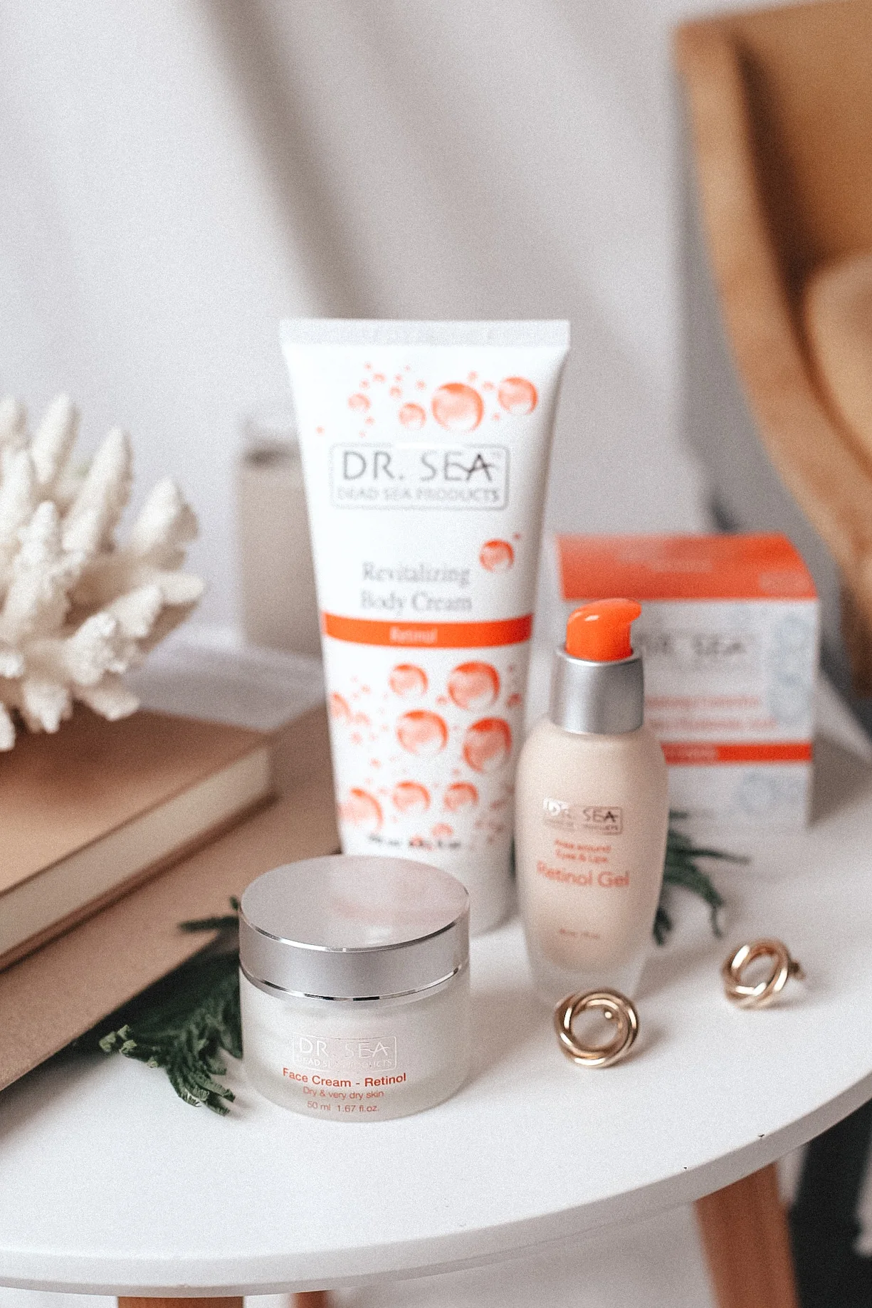 Высококачественный дневной крем для лица сухой и очень кожи с ретинолом от Dr. Sea-улучшает цвет лица-продукты Мертвого моря