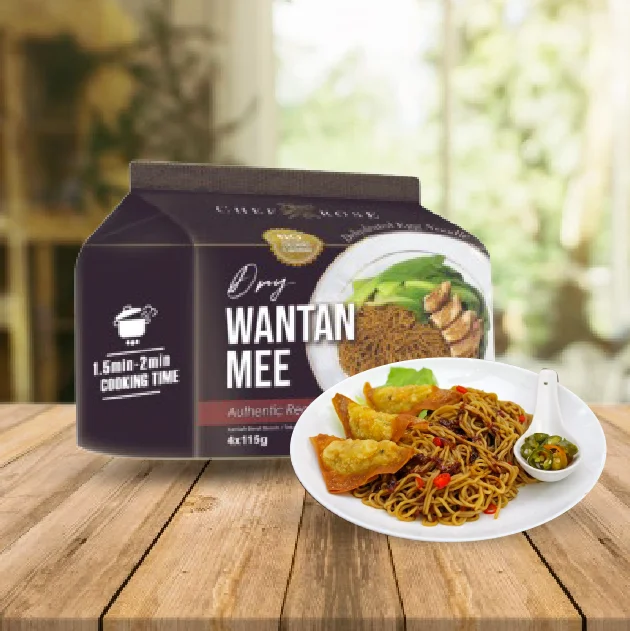 Homemade Style Premium Grade Malaysia Factory 2 Minutes Cook Instant Noodle Instant Egg Noodle