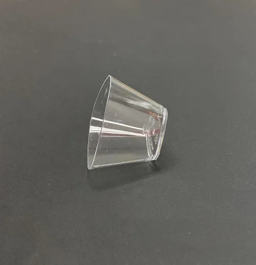 Модные десертные чашки, пластиковые мини-чашки с блестками