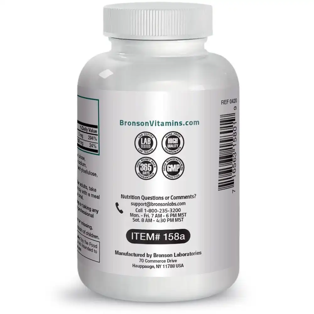 
Magnesium Citrate with Vitamin B6 - 100 Tablets 