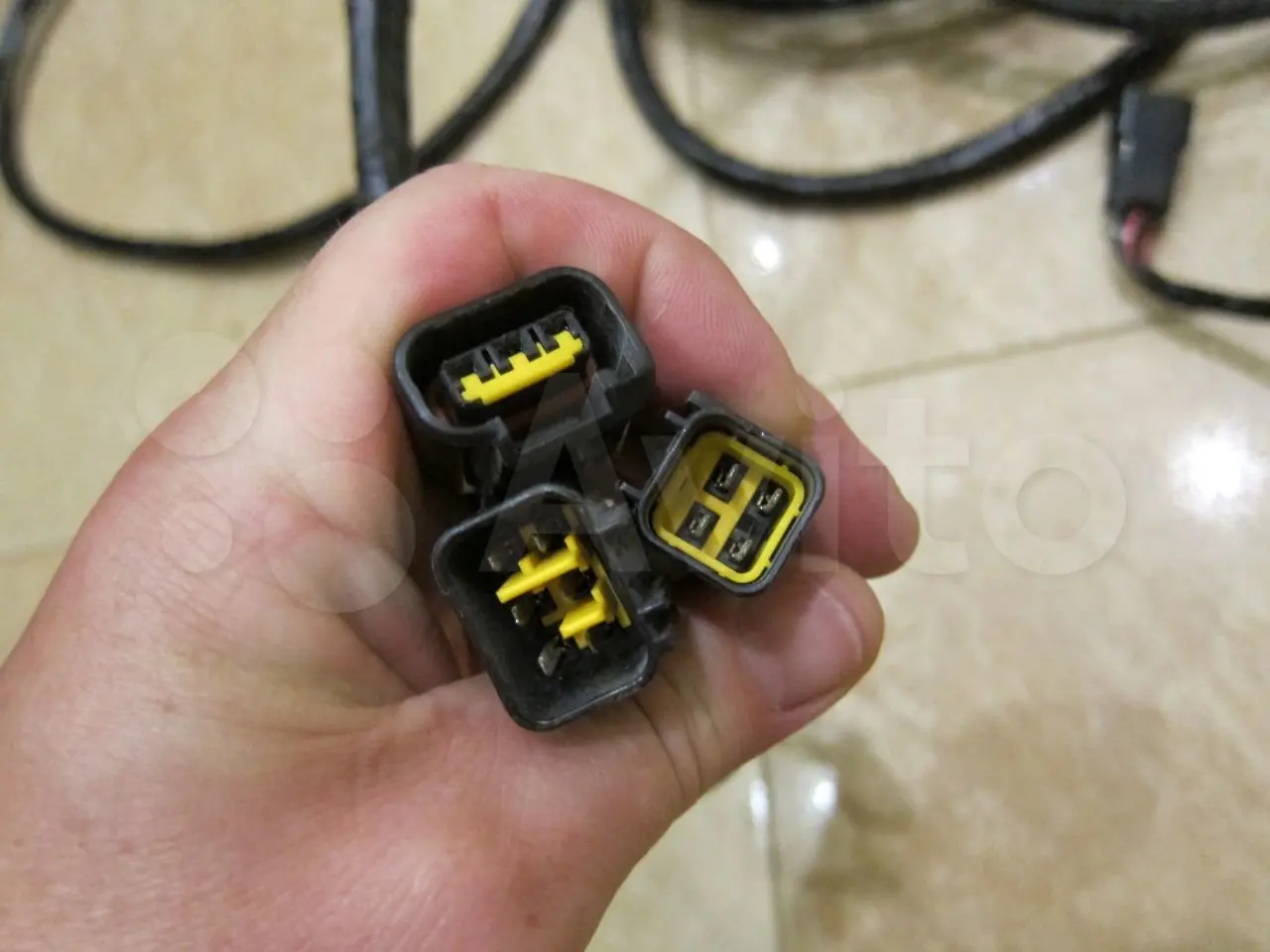 WIRE EXTENSION HARNESS 12.2M 6X6-8258A-J1 for Yamaha F350AETX