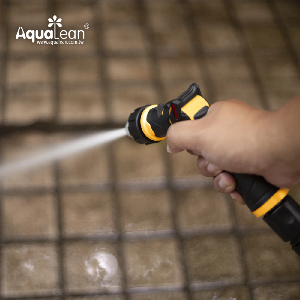 Aqualean 3 function watering garden hose nozzle sprayer