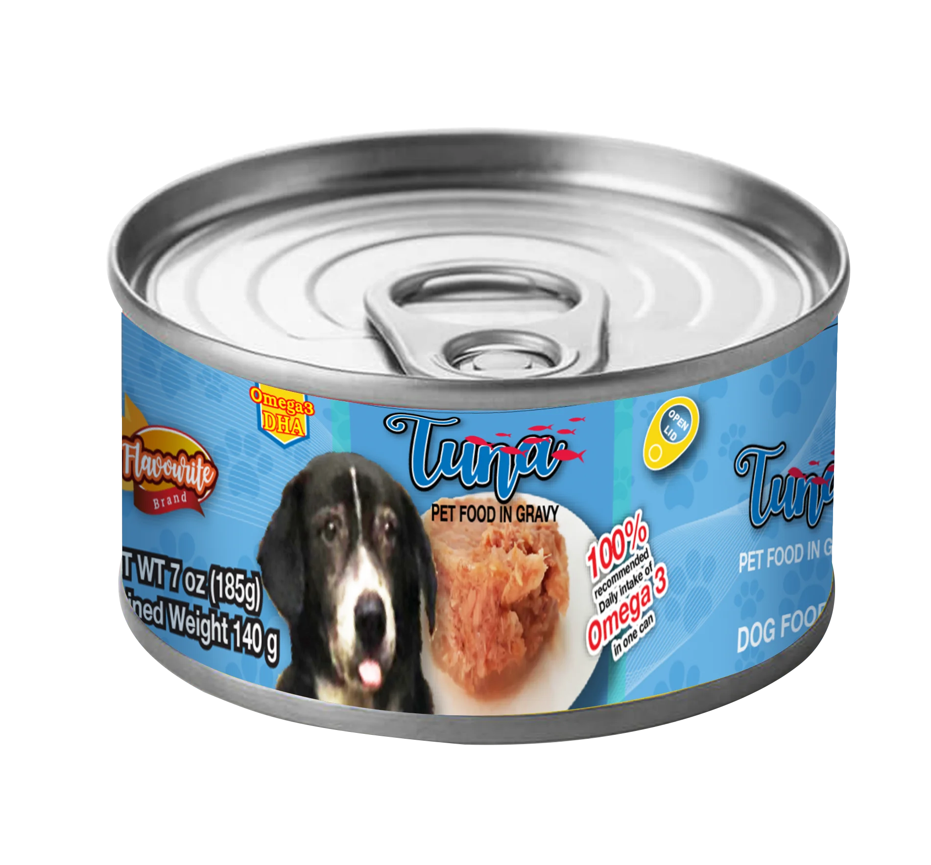 
 Крупнейший поставщик из Бангкока, богатый натуральным Омега 3, консервированный тунец для корма для собак/закусок  