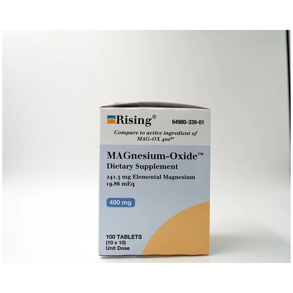 MAGnesium Oxide 400mg - Elemental Magnesium Dietary Supplement - 100 count Tablets
