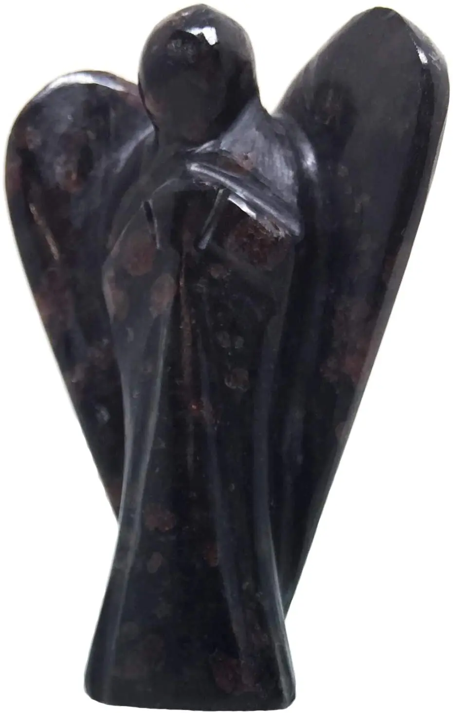 Natural Garnet Hand Carved Crystal Angel For Sale High Quality Gemstone Angel For Sale