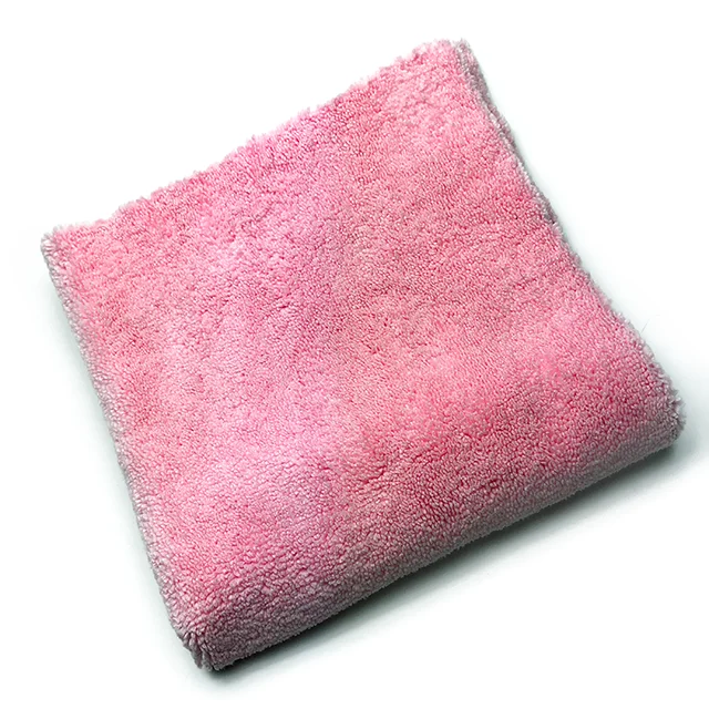 Korean Microfiber Edgeless dual pile  buffing towel Wholesale OEM