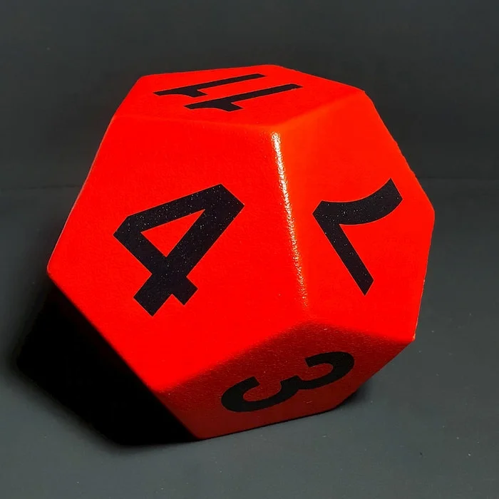 BIG 246 mm 12 Sided Custom logo PU Durable Skin Foam Dice for Kids Education and Fitness