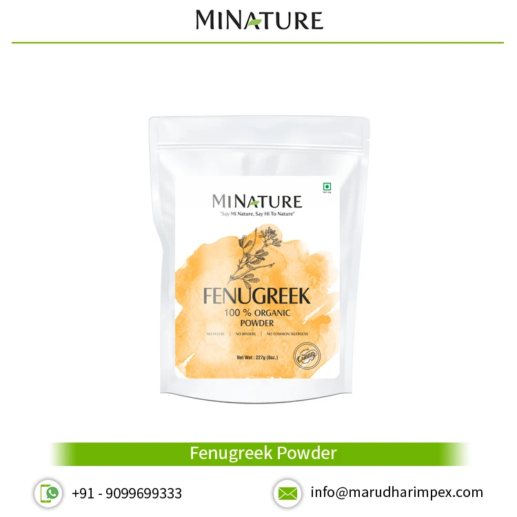100% Pure and Natural Fenugreek Extract Powder for Sale