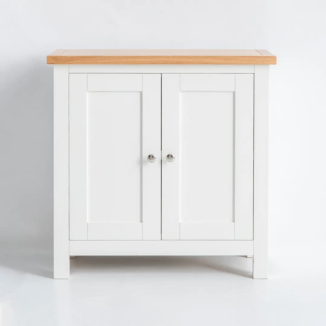 Cupboard Display Chest 2 Doors White Collection