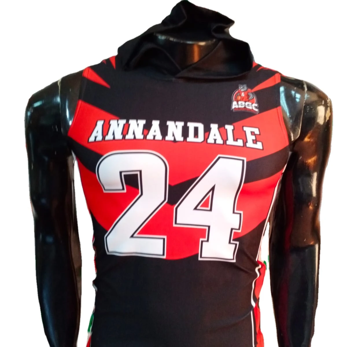 2022 Custom Sublimation Jersey Sleeve Less Fit Stretchable Polyester Micro Mesh 7on7 American Football Uniform  Youth Adults