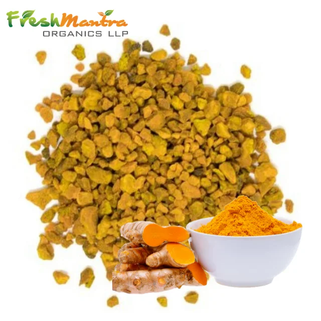 100% Vegan Gluten Free Turmeric Root Tea Bag Cut High Quality Unsweetened Organic Ayurvedic Turmeric Tea By FRESH MANTRA