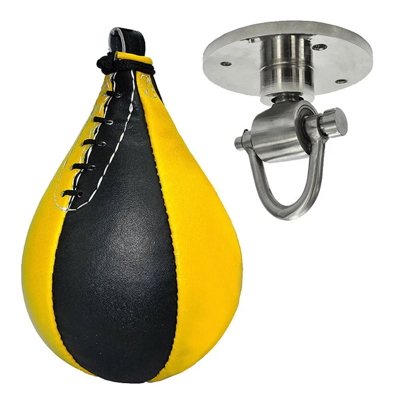 Boxing Pear Shape PU Speed Ball Swivel Punch Bag Punching Speed bag Punch Fitness Training Ball Gym Exercise Boxing balls