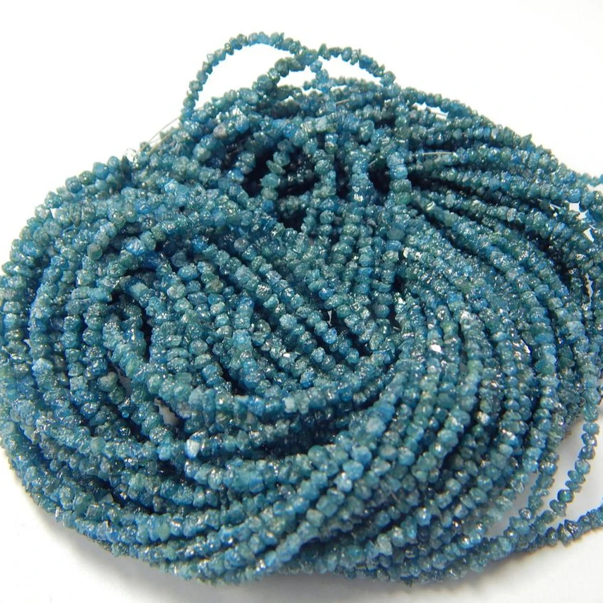 Rough Diamond - Raw Rough Uncut Diamond Beads Rough Diamond Strand Necklace Cheap Price Natural Blue White Yellow Brown Pink