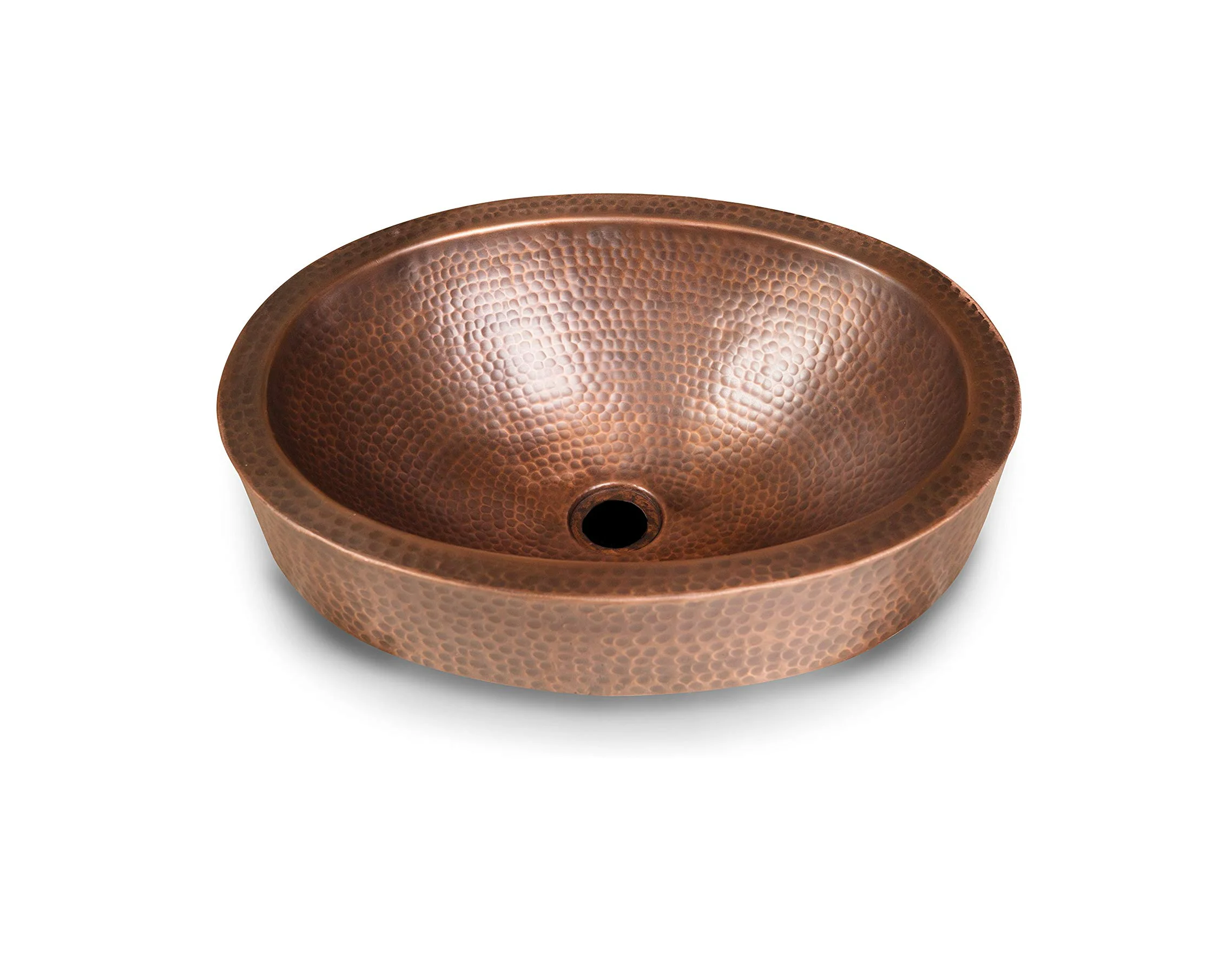 100% Copper Antique look Kitchen sink Washbasin Sink, Kitchen Sink Organizer, bronze sink kitchen Hand Hammered 17 inches