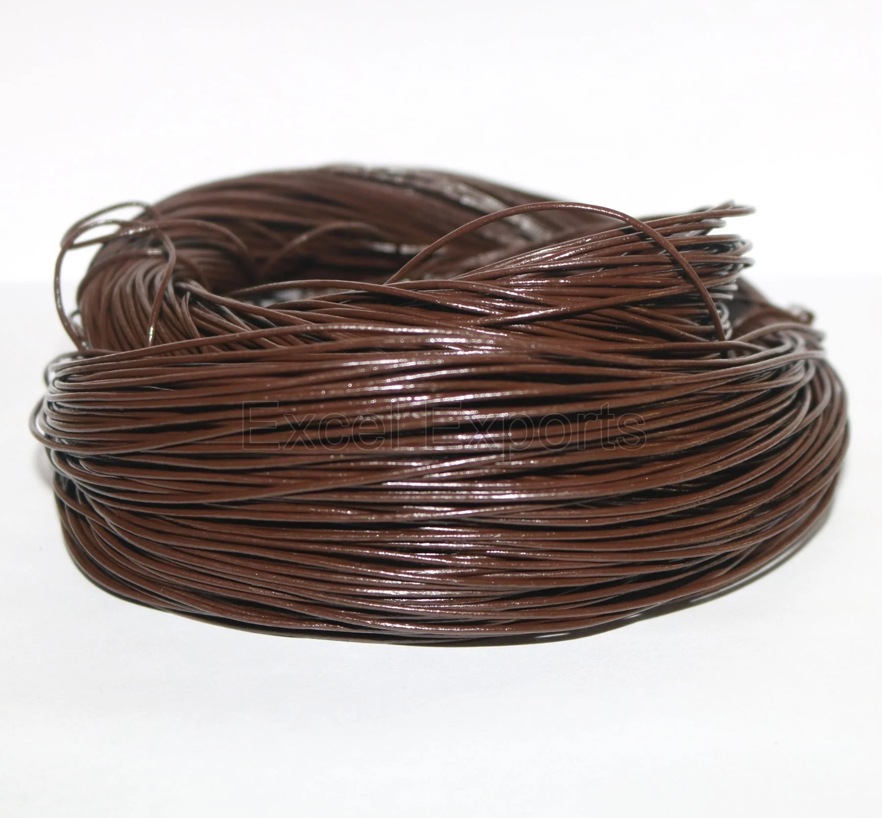 100% Genuine Leather Round Thong Cord Leather Cord String Rope for DIY Necklace Bracelet DIY Jewelry Making