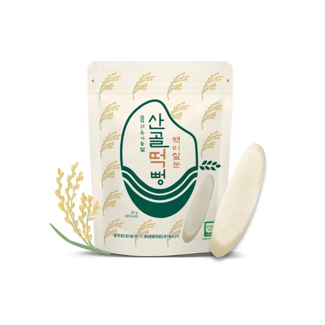 
 Корейские детские органические закуски) _ ecomom горного села детские Food_Sangol риса снэк-риса  