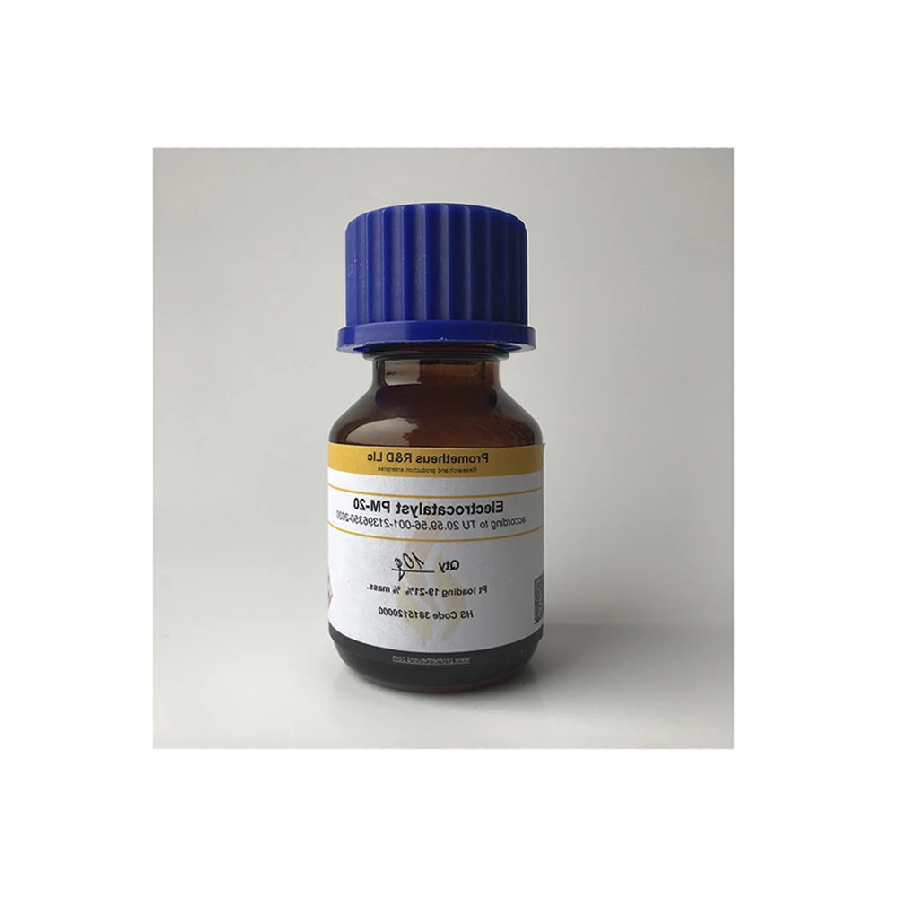 Platinum on carbon 20 %  chemical catalyst for fuel cells production, powder catalyst