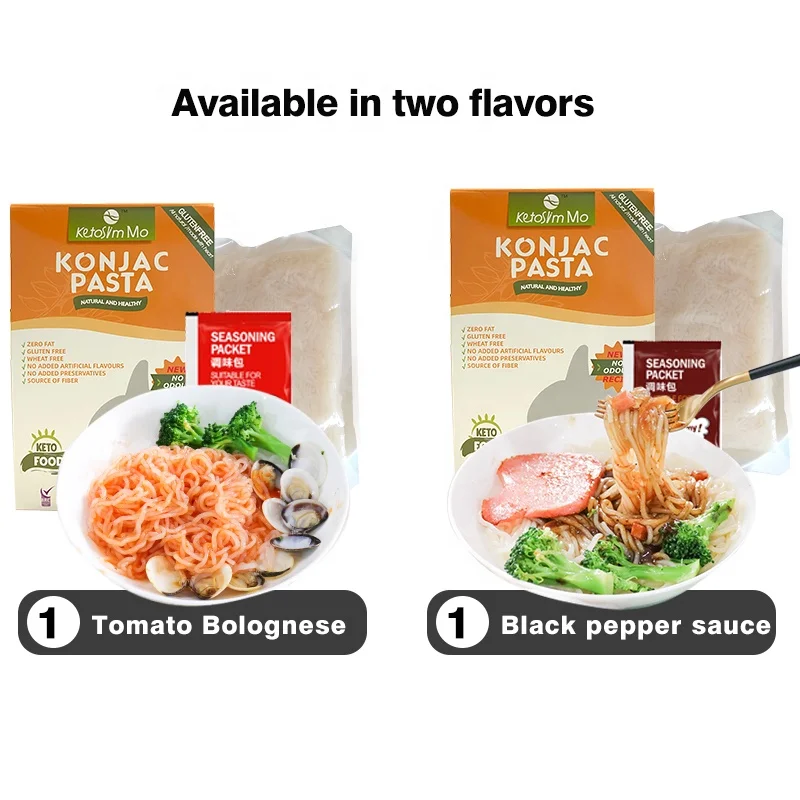  Диетическая еда shirataki konjac лапша быстрого приготовления с саше для